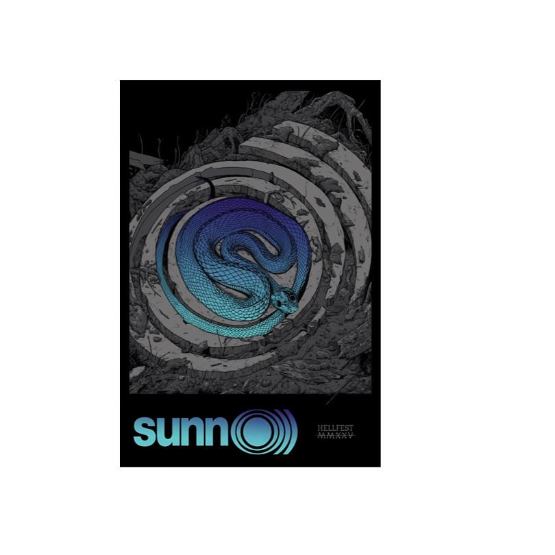 Sunn Official Hellfest 2025 Event Poster