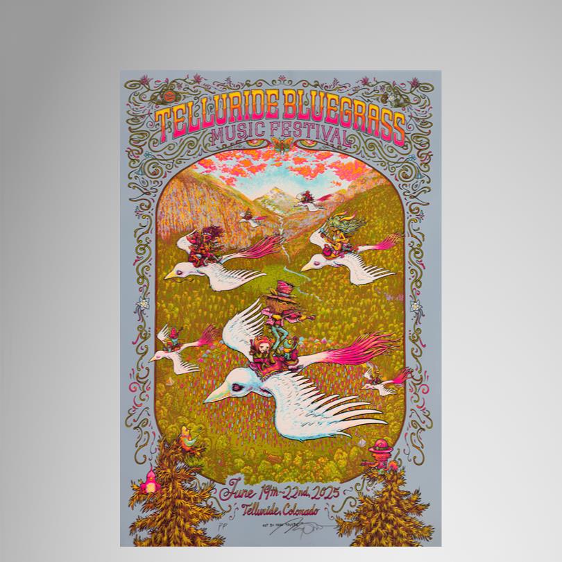 Telliride Bluegrass Telluride Colorado June 19 - 22 2025 Poster