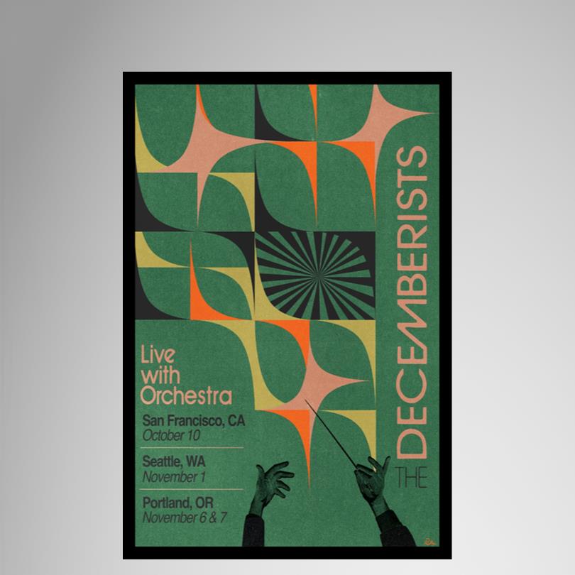 The Decemberists Tour 2025 Poster