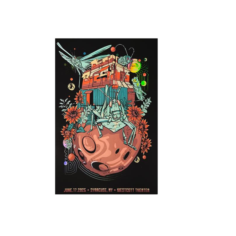 The Disco Biscuits Tour 2025 Syracuse NY Poster