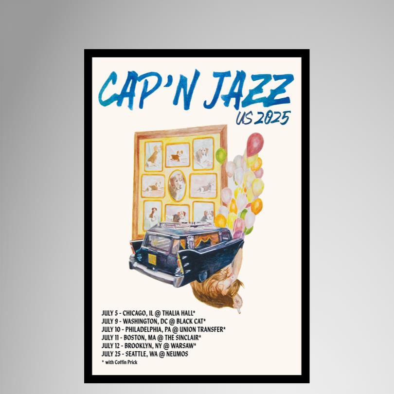 Tour July US 2025 Cap N Jazz Poster
