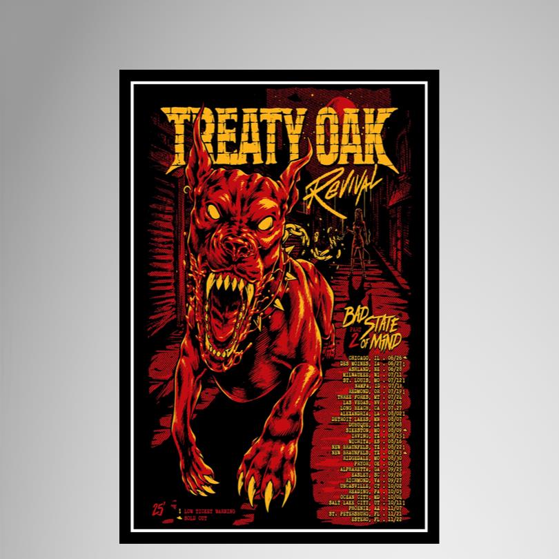 Treaty Oak Revival Tour 2025 Poster