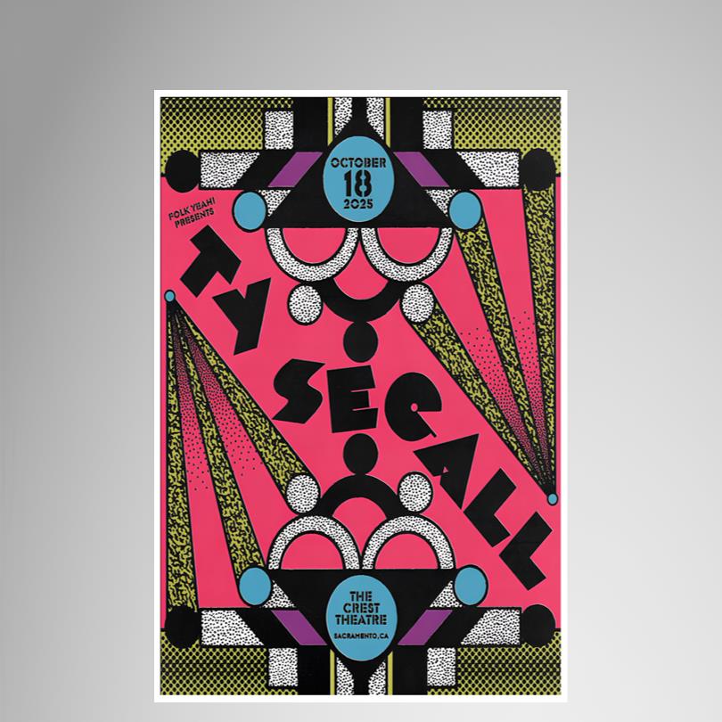 Ty Segall Tour 2025 Sacramento CA Poster