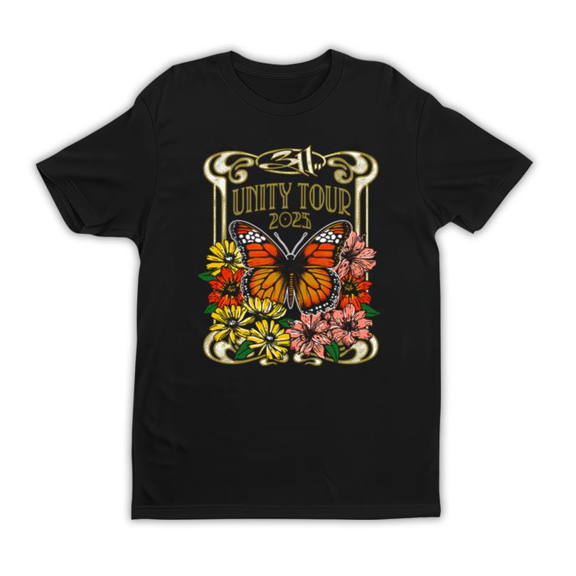 Unity Tour 2025 Butterfly T Shirt