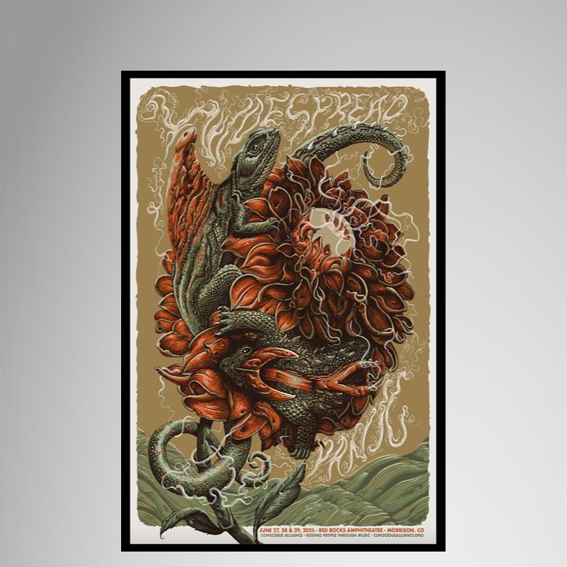 Widespread Panic Tour 2025 Morrison CO Poster