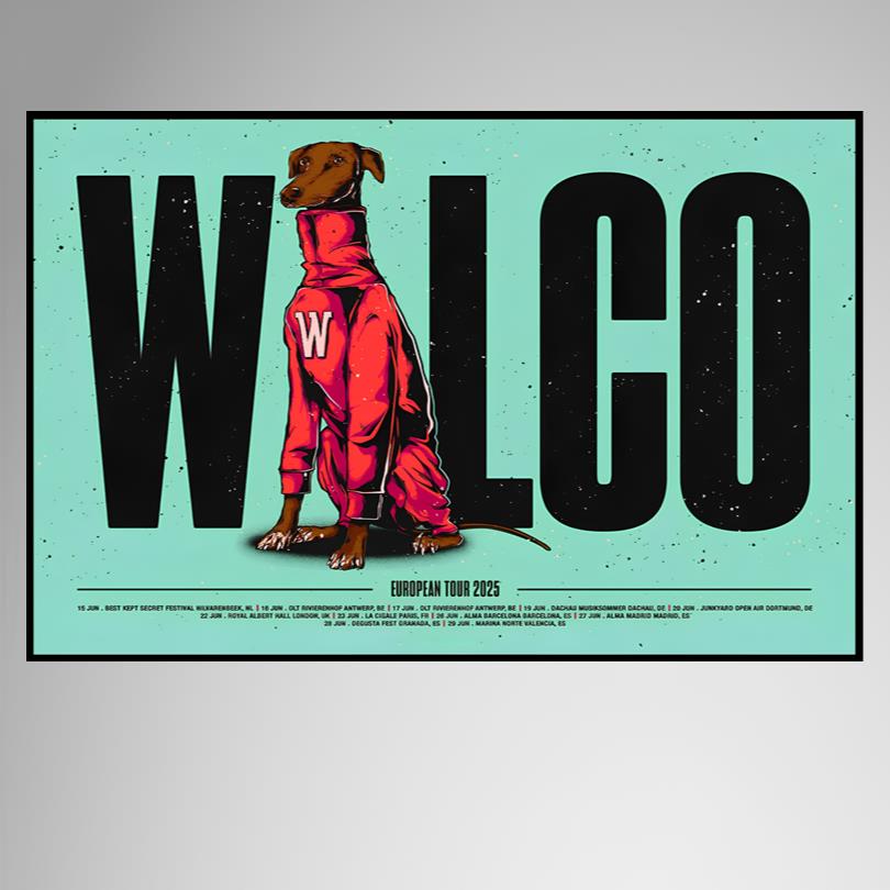 Wilco EUropean Tour 2025 Poster