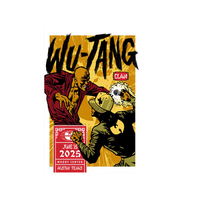 Wu Tang June 15 2025 Austin Texas Poster