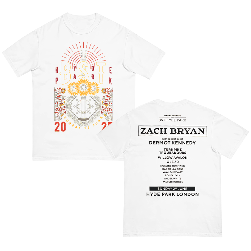 Zach Bryan Live in London T-Shirt