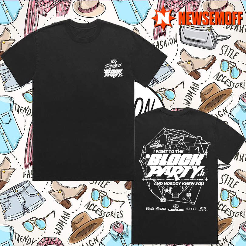 100 Thieves Block Party Merch
