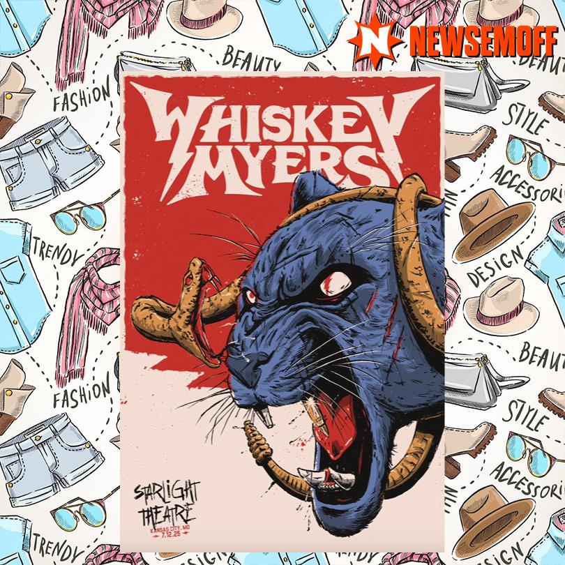 2025 Whiskey Myers Concert Poster