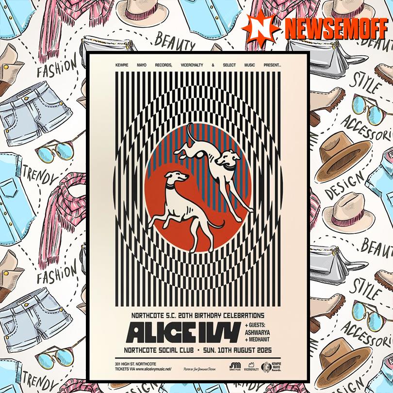 Alice Ivy Aug 10 2025 Northcote Social Club Poster