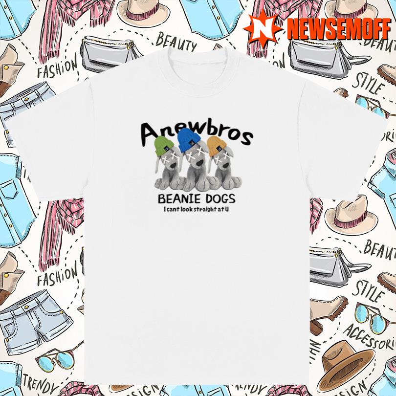 ANEWBROS BEANIE DOGS T SHIRT