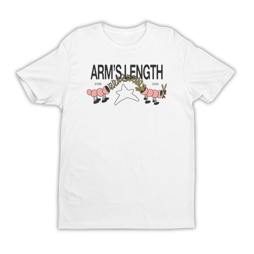 ARMS Length Mustache Worm Tee