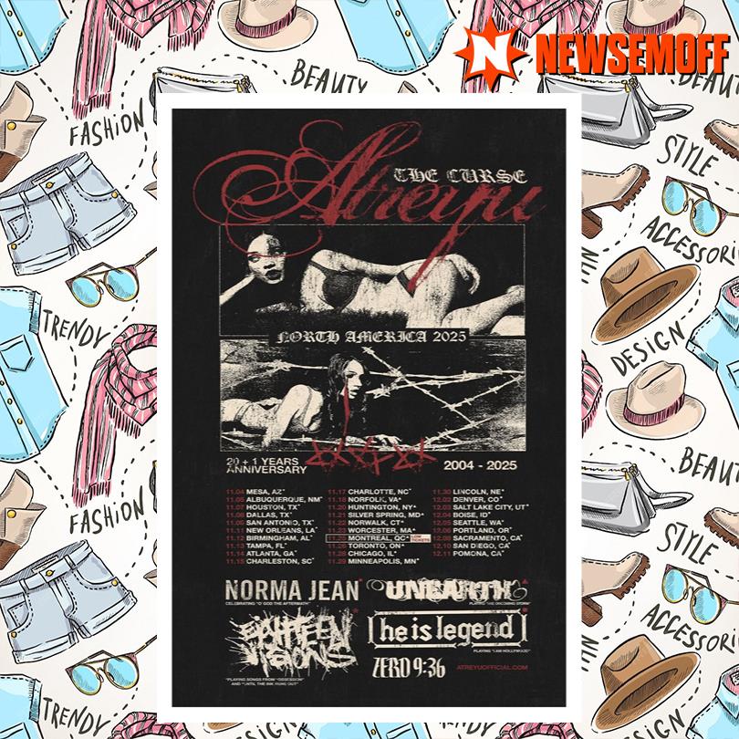 ATREYU Band Poster 2025