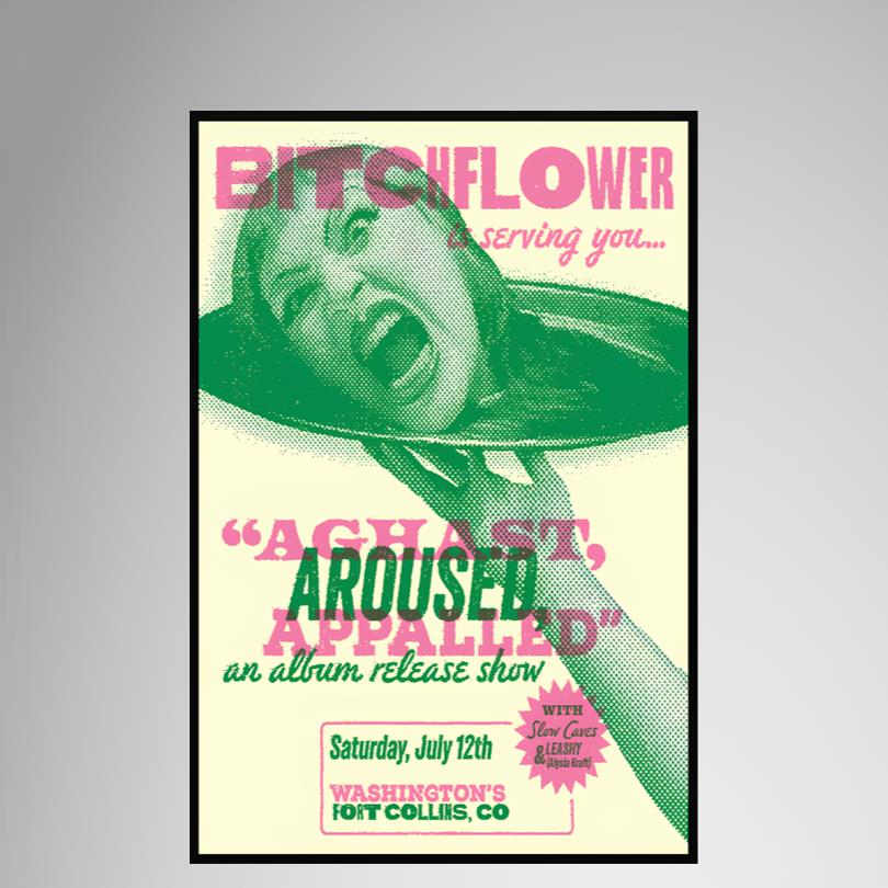 Bitchflower Concert Poster