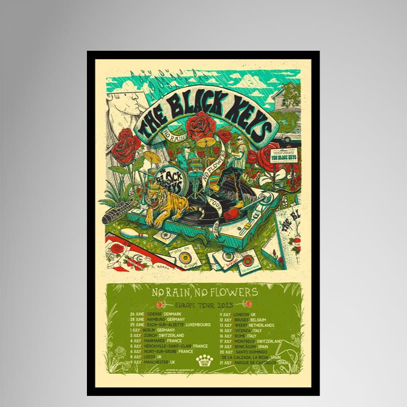 Black Keys Euro Tour Merch