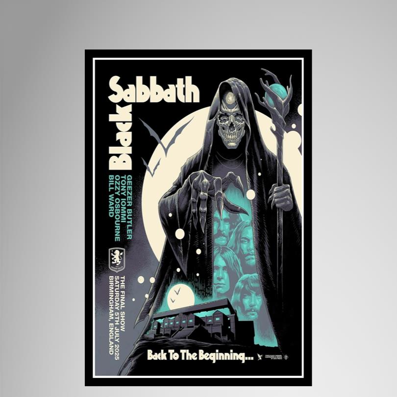 Black Sabbath Birmingham 2025 Poster