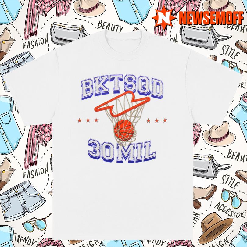 Bucketsquad Celebrating 30 Mil Subscribers Shirt 2025