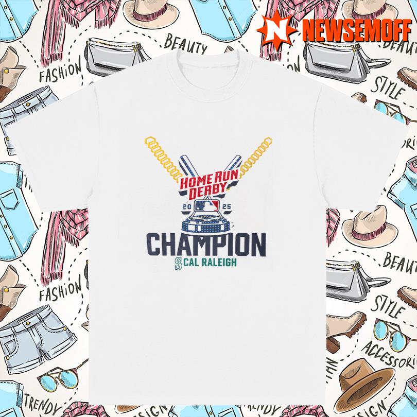 Cal Raleigh Seattle Mariners Nike 2025 Home Run Derby Champion T-Shirt