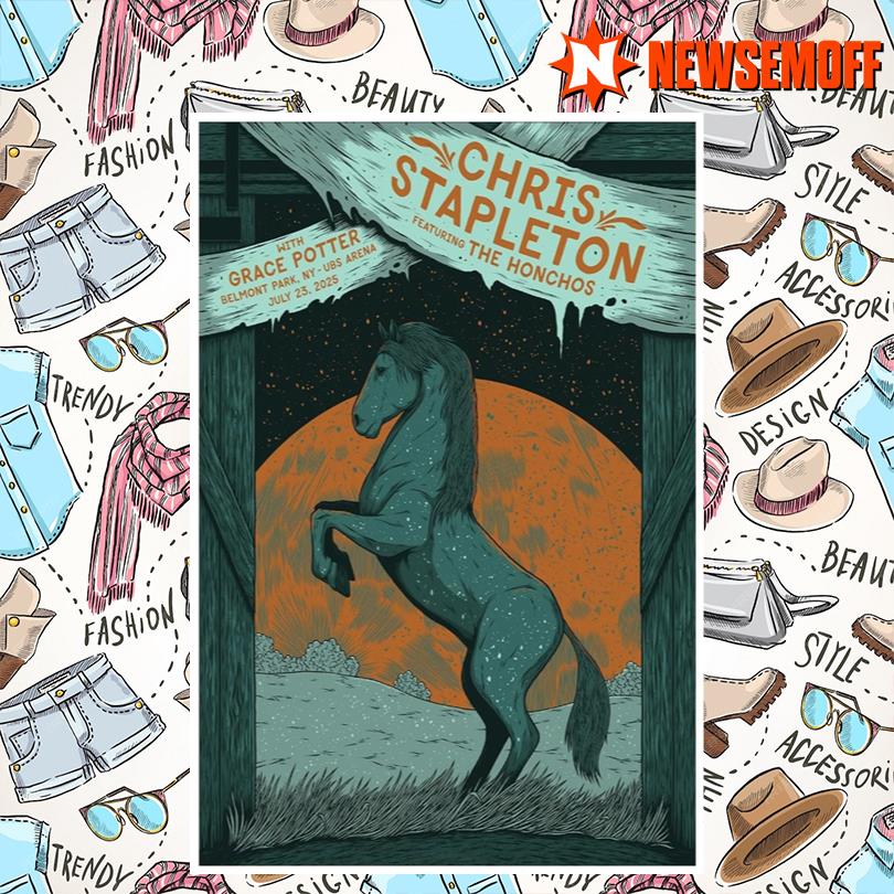 Chris Stapleton Jul 23 2025 Belmont Park NY Poster
