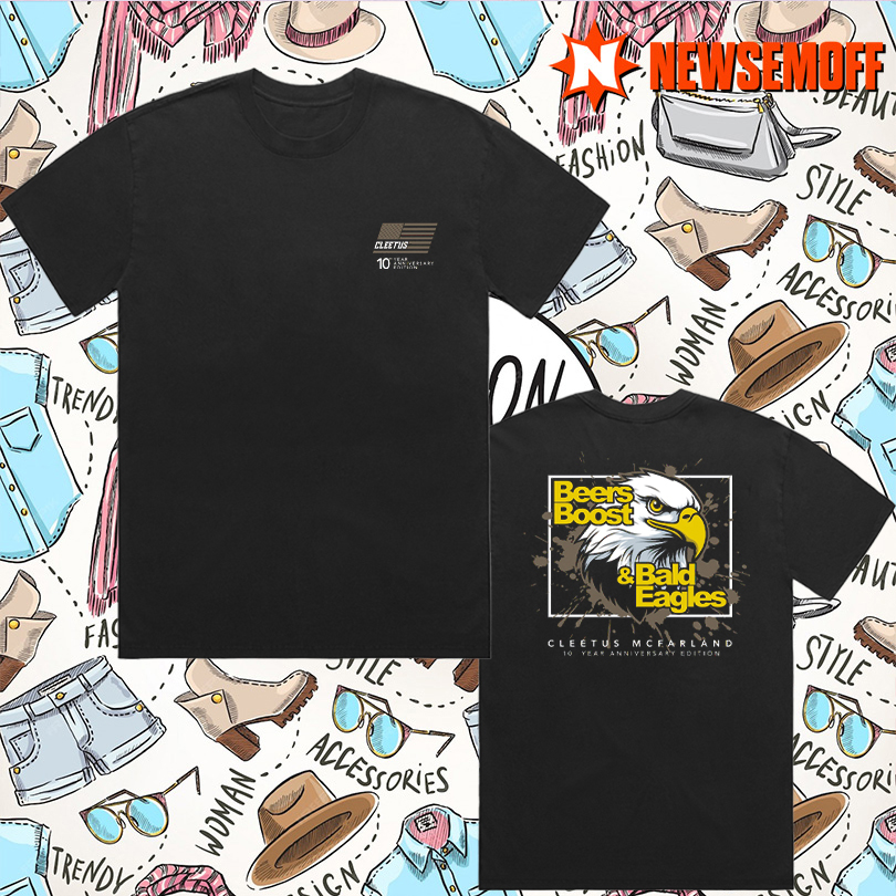 Cleetus McFarland Cleetus Beer Boost Bald Eagles Shirt