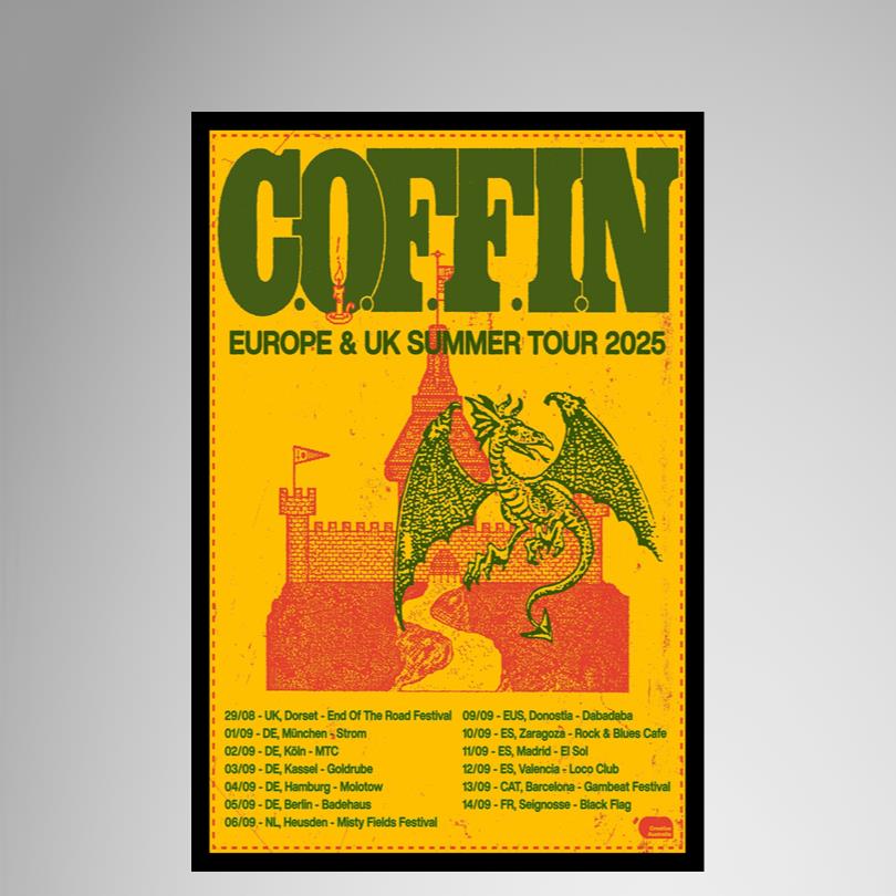 Coffin UK Tour Poster