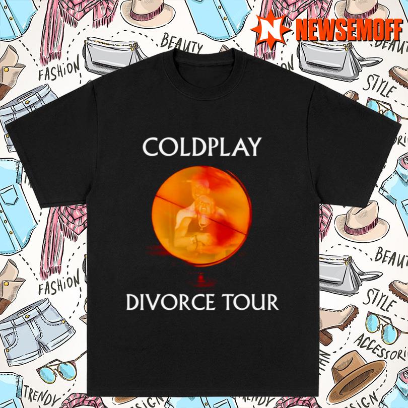 Coldplay Divorce Tour Shirt