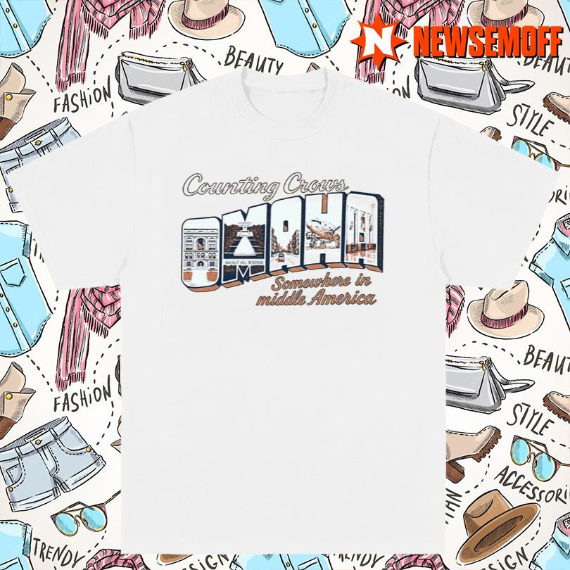 Counting Crows Omaha Tour T-Shirt