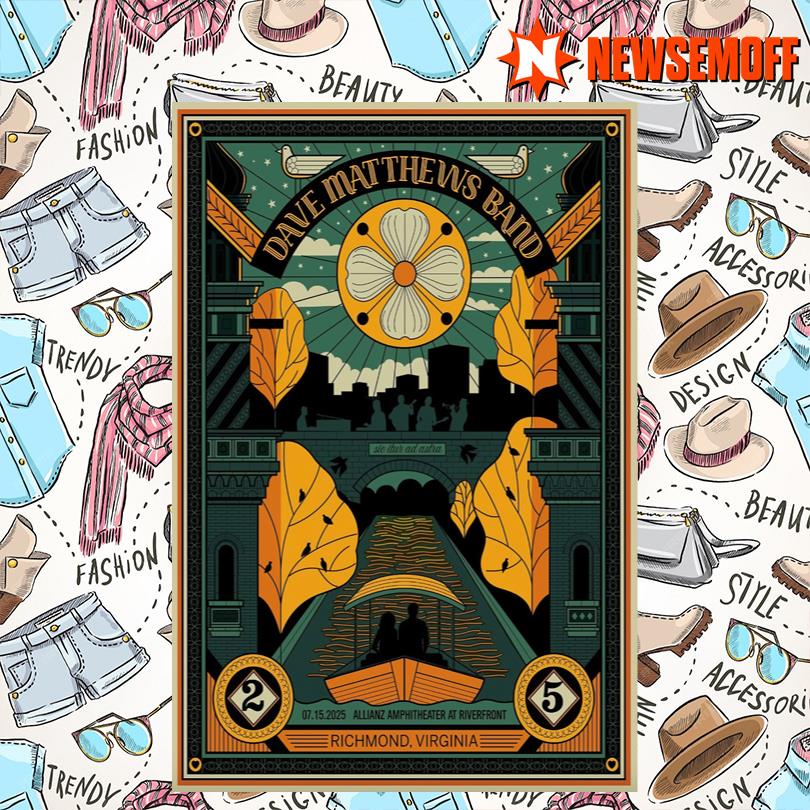 Dave Matthews Band Richmond VA Poster