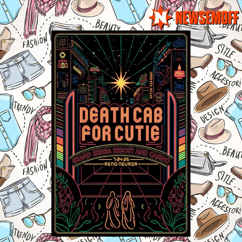 Death Cab for Cutie Jul 24 2025 Grand Sierra Resort And Casino Poster