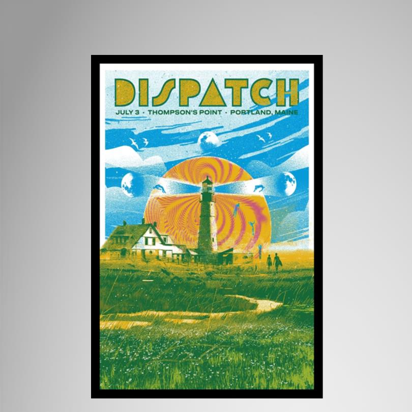 Dispatch July 3 2025 Thompsons Point Portland Maine Poster