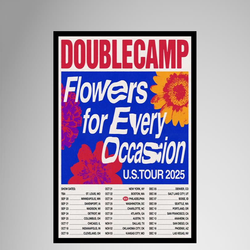 Double Camp Flowers For Every Occasion US Tour 2025 Poster