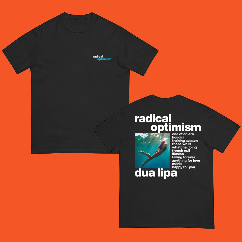 Dua Lipa Radical Optimism Breast Logo Merch
