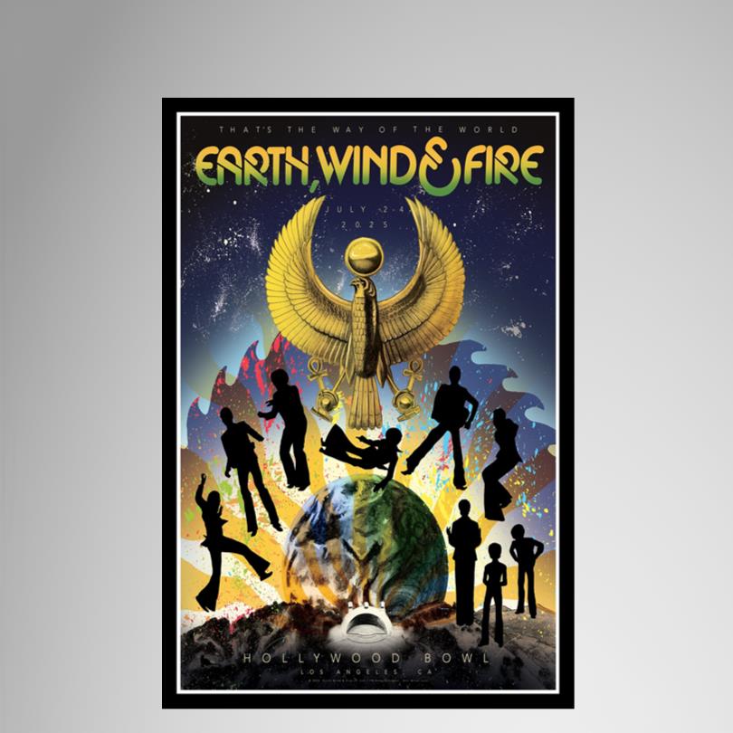 Earth Wind & Fire Los Angeles Poster