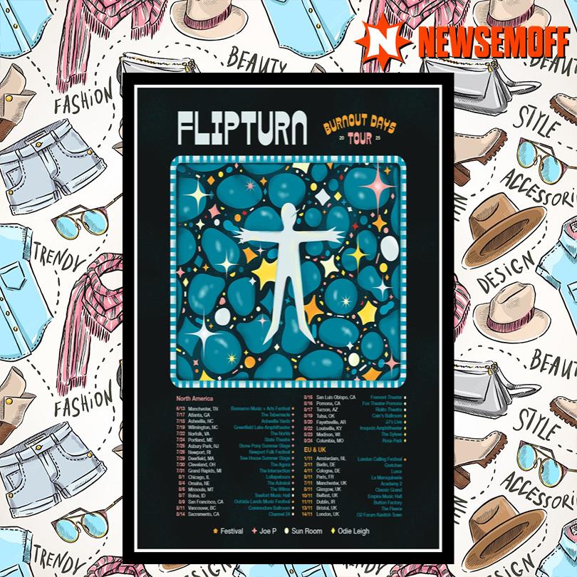 Flipturn 2025 Concert Art Print