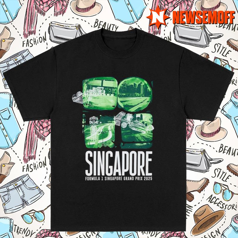 Formula 1 2025 Singapore GP Tour T-Shirt
