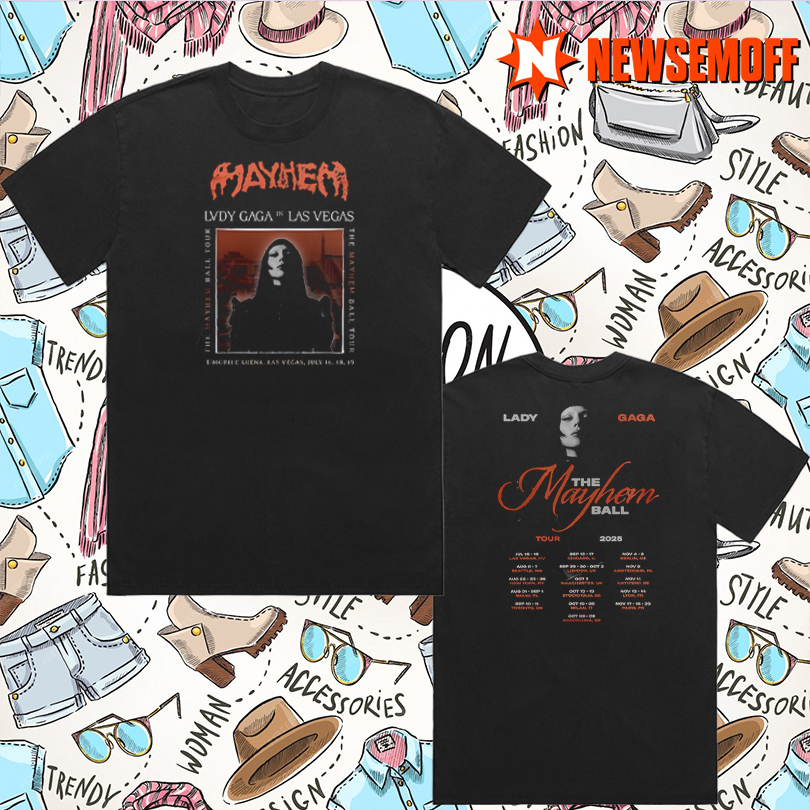Gaga Mayhem 2025 Graphic Tee