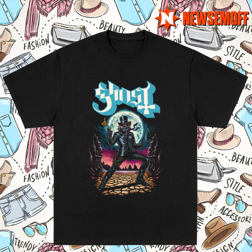 Ghost Cowboy Papa Shirt