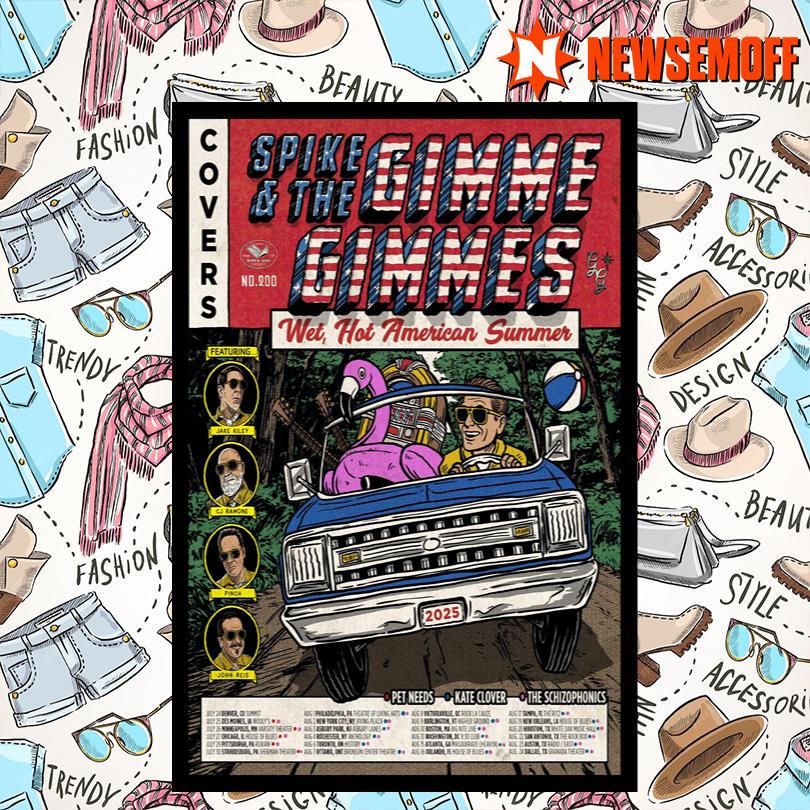 Gimme Gimmes Summer Gig Poster 2025