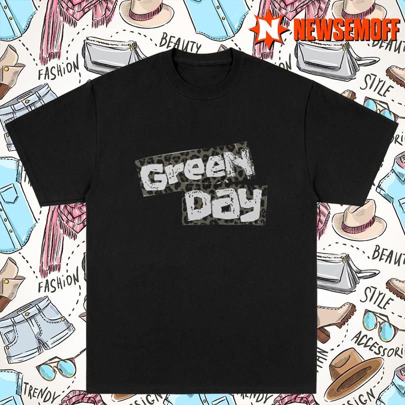 Green Day Cheetah Logo 2025 T Shirt