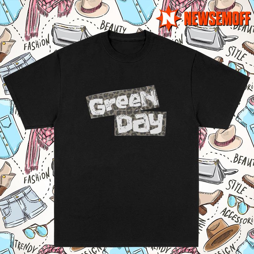Green Day Cheetah Logo New T Shirt