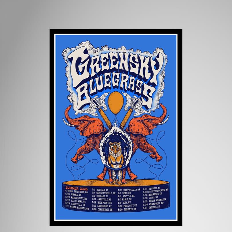 Greensky Bluegrass Concert Poster
