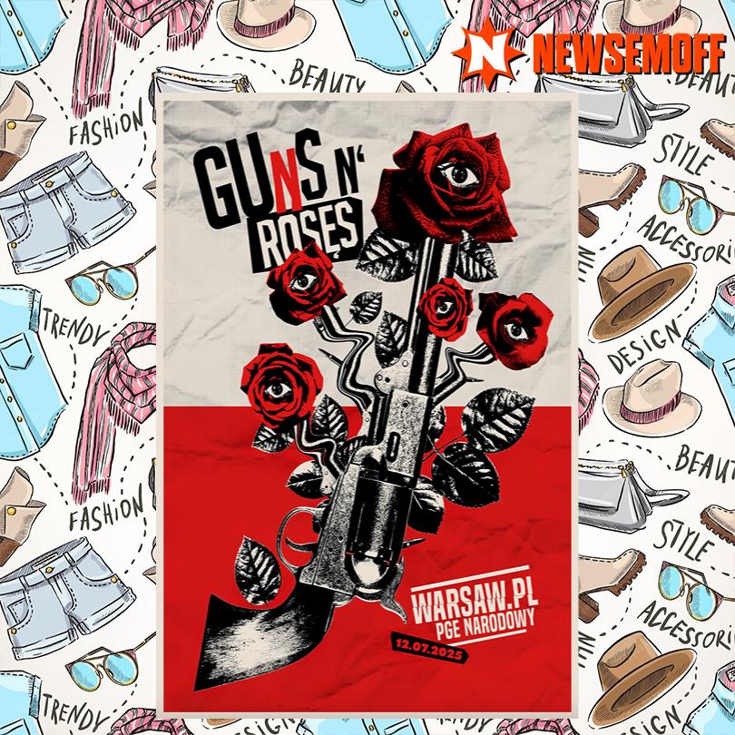Guns N Roses Summer Tour 2025 Poster