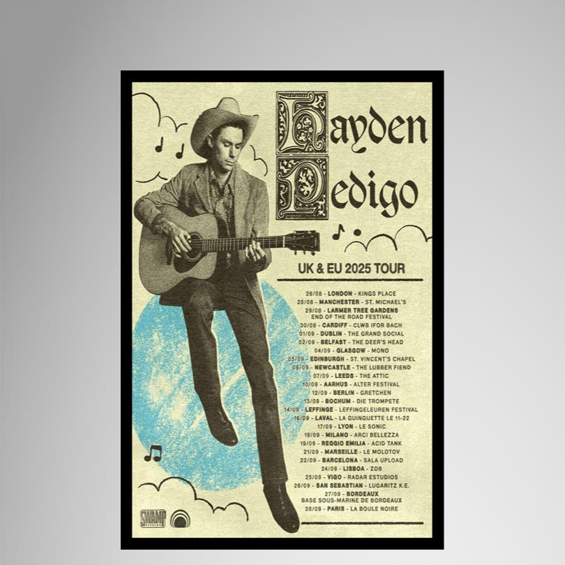 Hayden Pedigo 2025 Concert Poster