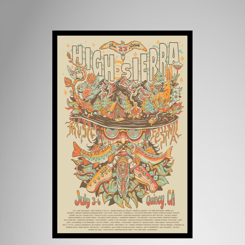 High Sierra 2025 Concert Poster