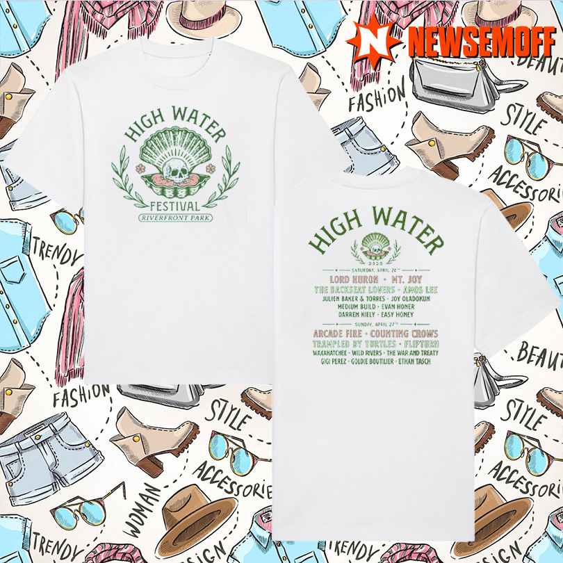 High Water Clamskull Lineup 2025 Shirt