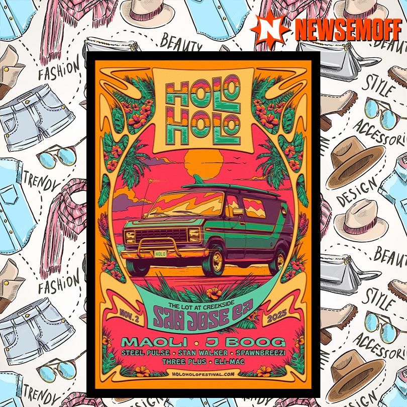 Holo Holo Festival November 2 2025 San Jose CA  Poster
