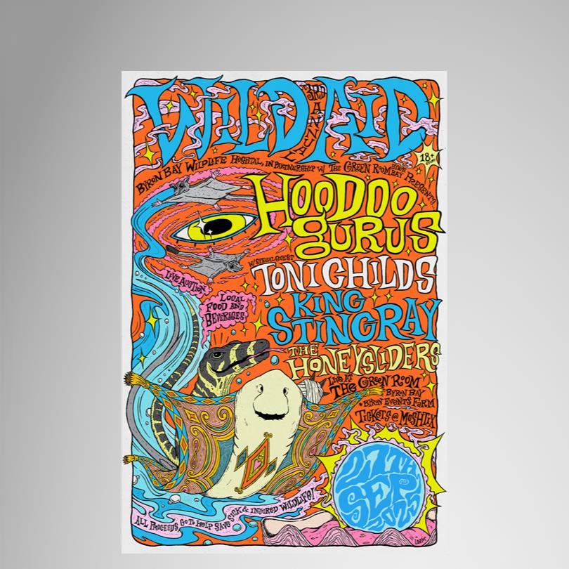 Hoodoo Gurus 2025 Tour Poster