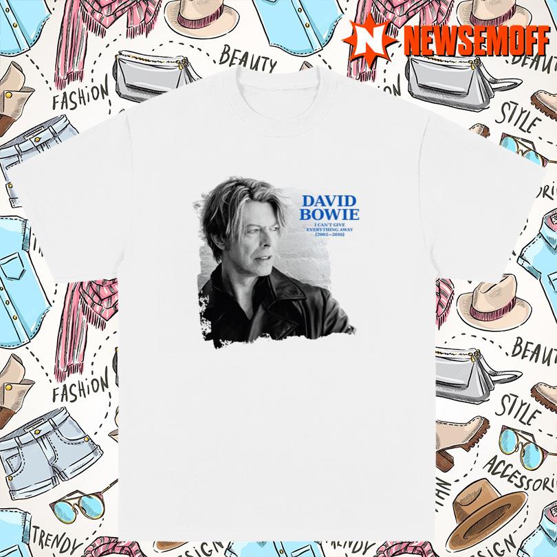 I Can\'t Give Everthing Away David Bowie Merch