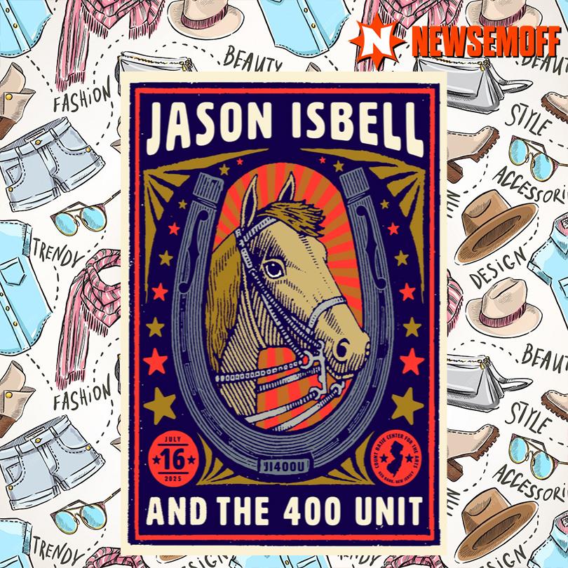 Jason Isbell And The 400 Unit Jul 16 2025 Concert Poster